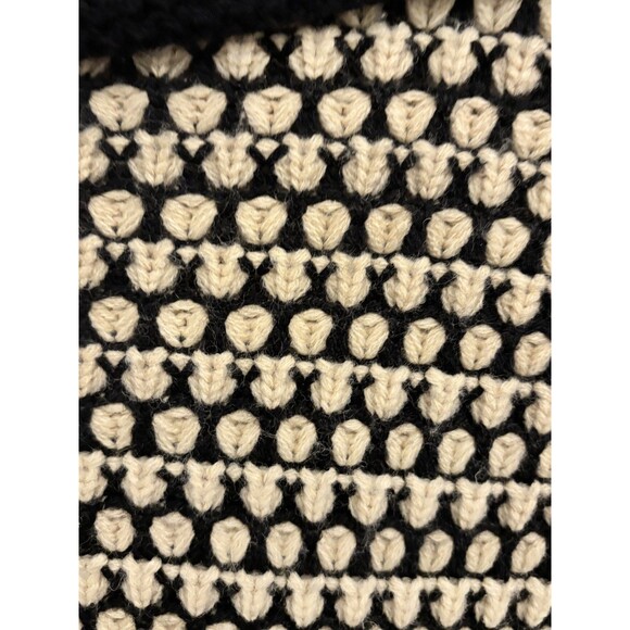 Free People women’s Vintage Brown XS Chunky Knit Wool Blend Button Sweater Coat - Picture 5 of 12